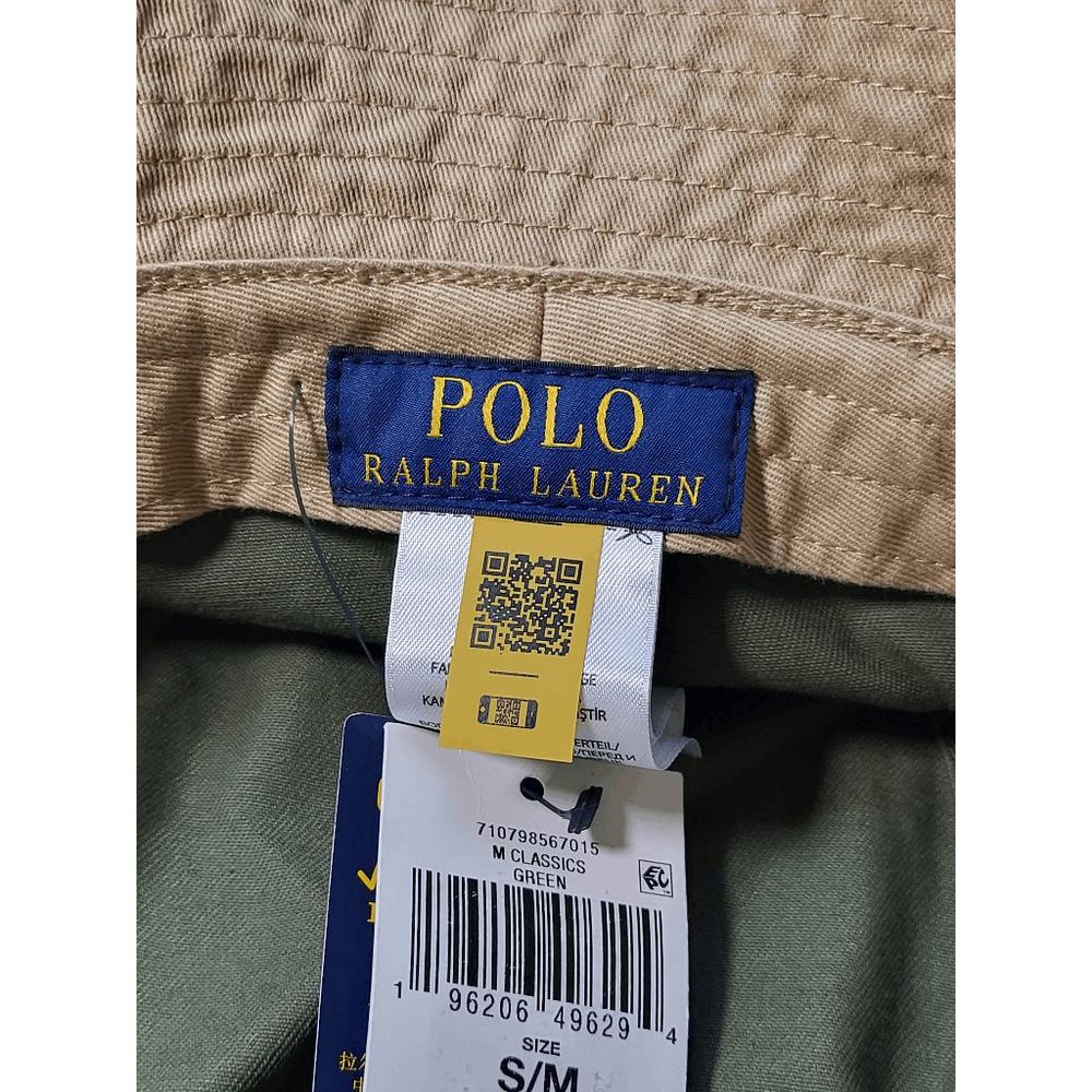 NWT POLO Ralph Lauren Bucket Hat Yellow Embroidered Pony Size S/M, L/XL - Picture 12 of 12